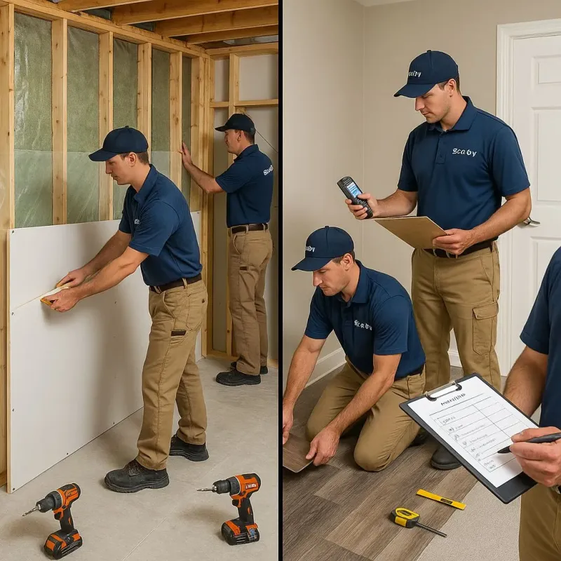 Repairs and Reconstruction process in Hebron, CT